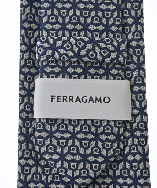 Salvatore Ferragamo（サルバトーレフェラガモ）ネクタイ 紺 サイズ:- メンズ/2200714956169