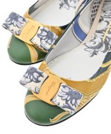Salvatore Ferragamo（サルバトーレフェラガモ）パンプス 緑 サイズ:6 1/2(24cm位) レディース/2200710293022