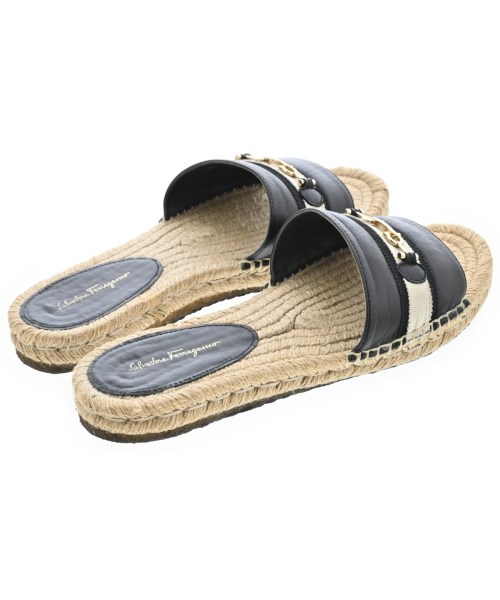 Salvatore Ferragamo（サルバトーレフェラガモ）サンダル 黒 サイズ:6 1/2(24cm位) レディース/2200712242097