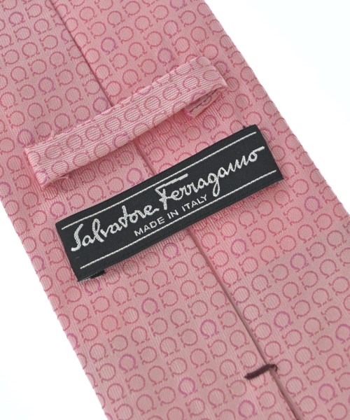 Salvatore Ferragamo（サルバトーレフェラガモ）ネクタイ ピンク サイズ:- メンズ/2200718292034