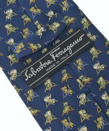 Salvatore Ferragamo（サルバトーレフェラガモ）ネクタイ 紺 サイズ:- メンズ/2200718292089