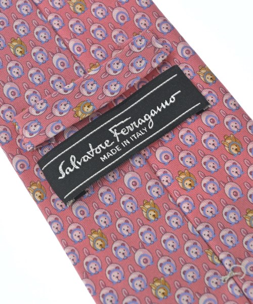 Salvatore Ferragamo（サルバトーレフェラガモ）ネクタイ ピンク サイズ:- メンズ/2200718292102