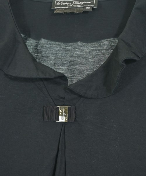 Salvatore Ferragamo（サルバトーレフェラガモ）Tシャツ・カットソー 黒 サイズ:38(M位) レディース/2200718764029