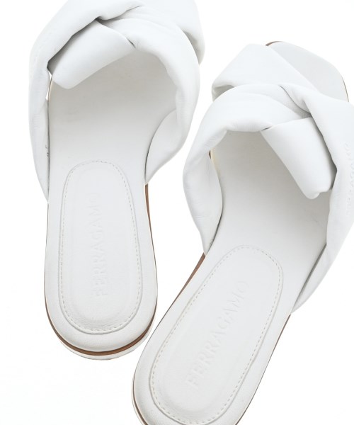 Salvatore Ferragamo（サルバトーレフェラガモ）サンダル 白 サイズ:5(22.5cm位) レディース/2200719135101