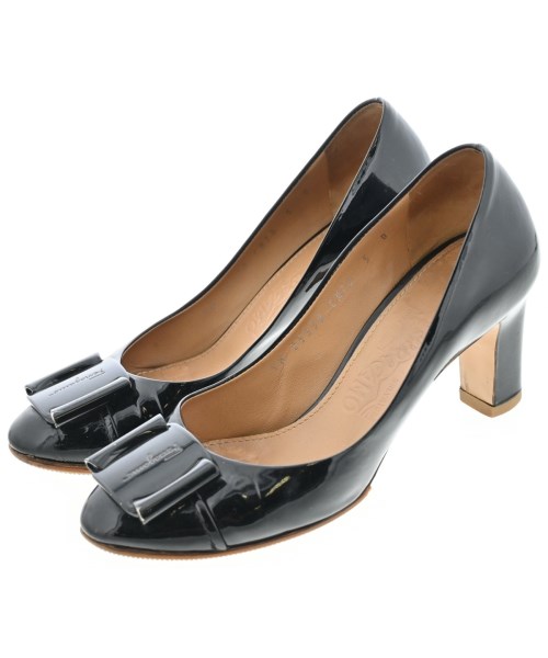 Salvatore Ferragamo(サルバトーレフェラガモ)パンプス 黒 サイズ:5(22.5cm位)/2200633088132