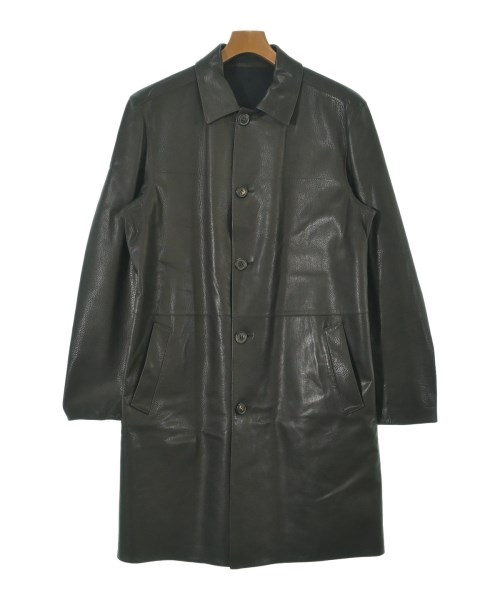 Salvatore Ferragamo(サルバトーレフェラガモ)ステンカラーコート 黒 サイズ:48(L位)/2200645667028