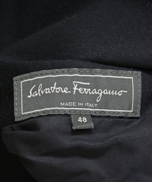 Salvatore Ferragamo（サルバトーレフェラガモ）ステンカラーコート 黒 サイズ:48(L位) メンズ/2200645667028