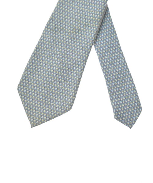 Salvatore Ferragamo（サルバトーレフェラガモ）ネクタイ グレー サイズ:- メンズ/2200645858044