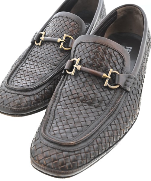 Salvatore Ferragamo（サルバトーレフェラガモ）ビジネス・ドレスシューズ 茶 サイズ:UK8(26.5cm位) メンズ/2200629089174
