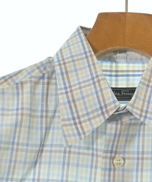 Salvatore Ferragamo（サルバトーレフェラガモ）ドレスシャツ 白 サイズ:M メンズ/2200637542104