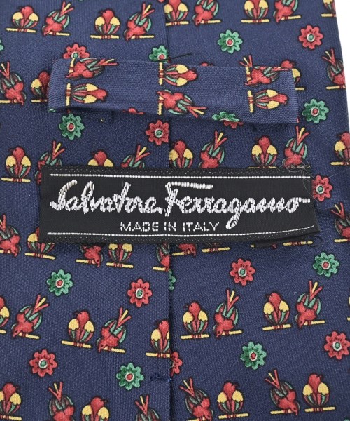 Salvatore Ferragamo（サルバトーレフェラガモ）ネクタイ 紺 サイズ:- メンズ/2200643479067