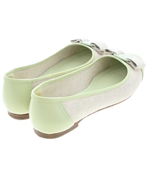 Salvatore Ferragamo（サルバトーレフェラガモ）バレエシューズ/オペラシューズ 緑 サイズ:6(23.5cm位) レディース/2200651533027