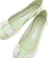 Salvatore Ferragamo（サルバトーレフェラガモ）バレエシューズ/オペラシューズ 緑 サイズ:6(23.5cm位) レディース/2200651533027