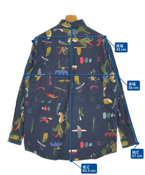 Salvatore Ferragamo（サルバトーレフェラガモ）カジュアルシャツ 紺 サイズ:L メンズ/2200650618046