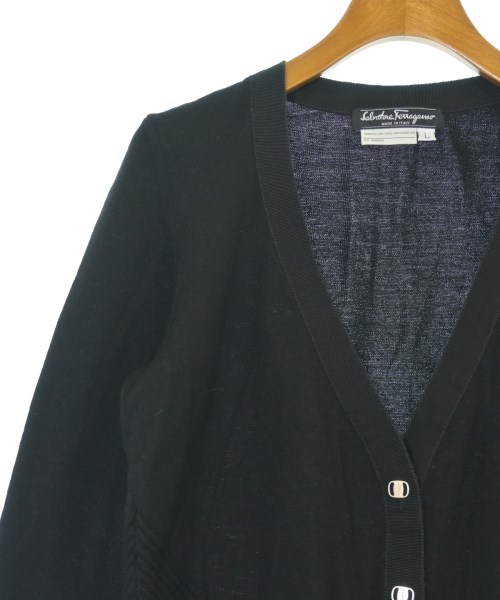 Salvatore Ferragamo（サルバトーレフェラガモ）カーディガン 黒 サイズ:L レディース/2200652865011
