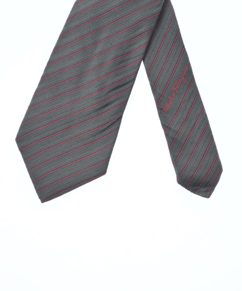 Salvatore Ferragamo（サルバトーレフェラガモ）ネクタイ グレー サイズ:- メンズ/2200654459072
