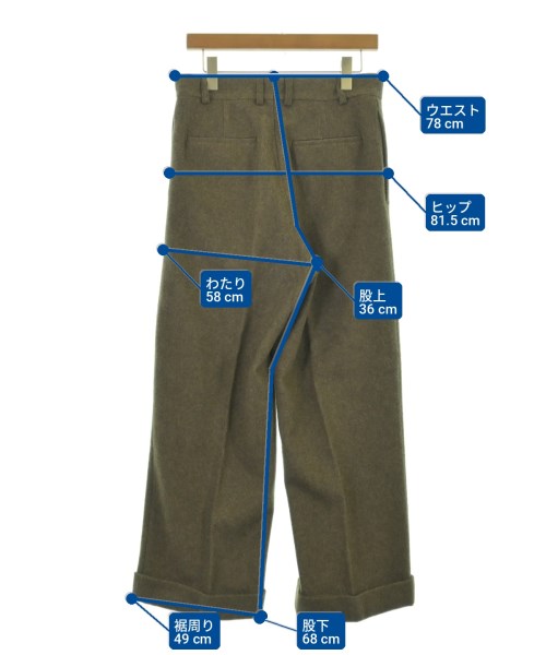 Salvatore Ferragamo（サルバトーレフェラガモ）スラックス カーキ サイズ:48(L位) メンズ/2200703785077