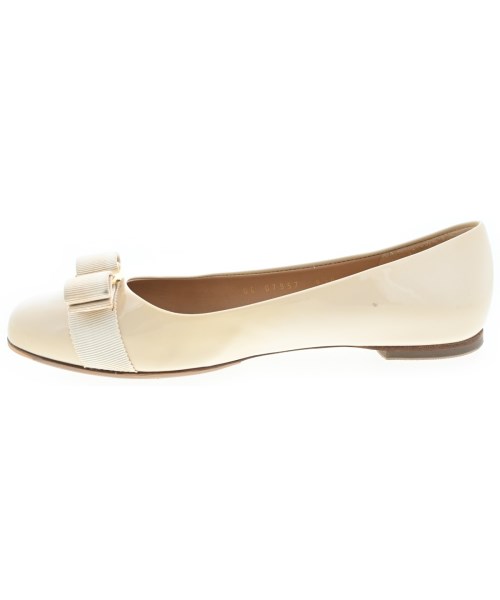 Salvatore Ferragamo（サルバトーレフェラガモ）バレエシューズ/オペラシューズ ベージュ サイズ:6 1/2(24cm位) レディース/2200703452115