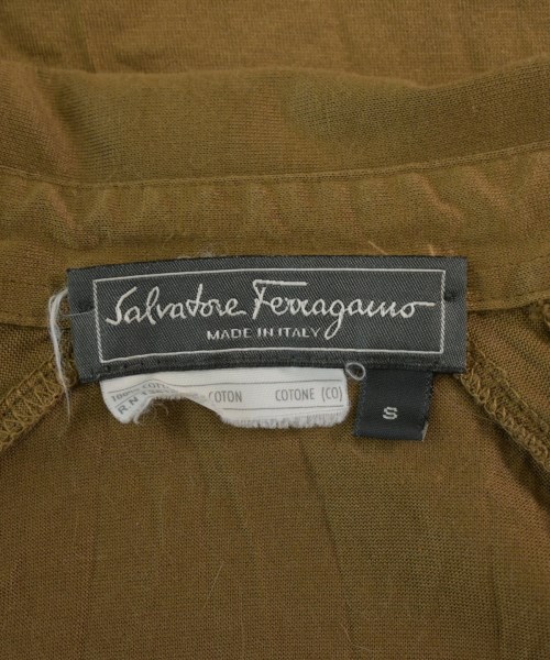 Salvatore Ferragamo（サルバトーレフェラガモ）ポロシャツ 茶 サイズ:S メンズ/2200705894036