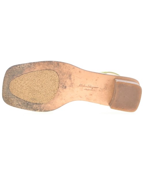 Salvatore Ferragamo（サルバトーレフェラガモ）サンダル 緑 サイズ:6(23.5cm位) レディース/2200705914116