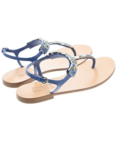 Salvatore Ferragamo（サルバトーレフェラガモ）サンダル 青 サイズ:7 1/2(25cm位) レディース/2200705697392