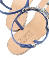Salvatore Ferragamo（サルバトーレフェラガモ）サンダル 青 サイズ:7 1/2(25cm位) レディース/2200705697392