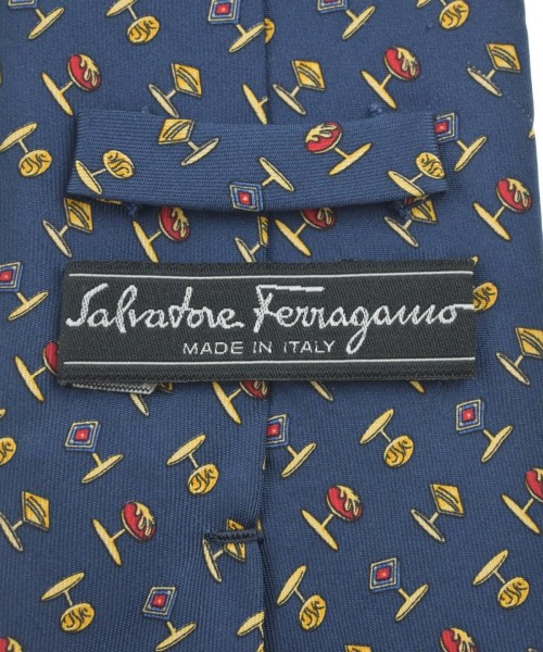 Salvatore Ferragamo（サルバトーレフェラガモ）ネクタイ 紺 サイズ:- メンズ/2200698969421