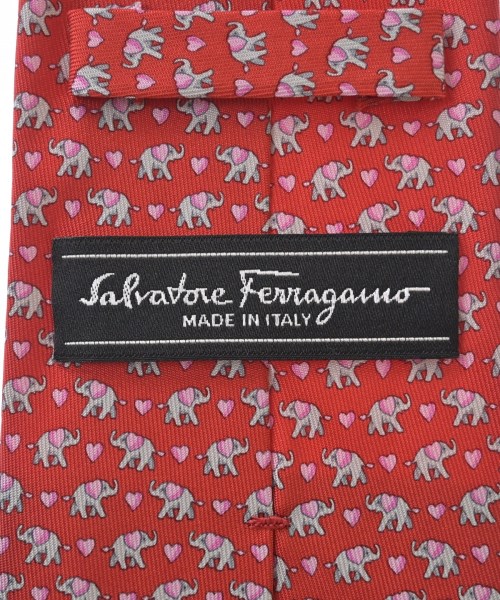 Salvatore Ferragamo（サルバトーレフェラガモ）ネクタイ 赤 サイズ:- メンズ/2200708296028