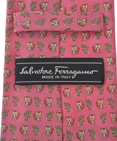 Salvatore Ferragamo（サルバトーレフェラガモ）ネクタイ ピンク サイズ:- メンズ/2200708296042