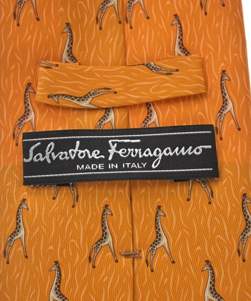 Salvatore Ferragamo（サルバトーレフェラガモ）ネクタイ オレンジ サイズ:- メンズ/2200708296066