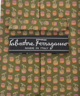 Salvatore Ferragamo（サルバトーレフェラガモ）ネクタイ カーキ サイズ:- メンズ/2200708296080
