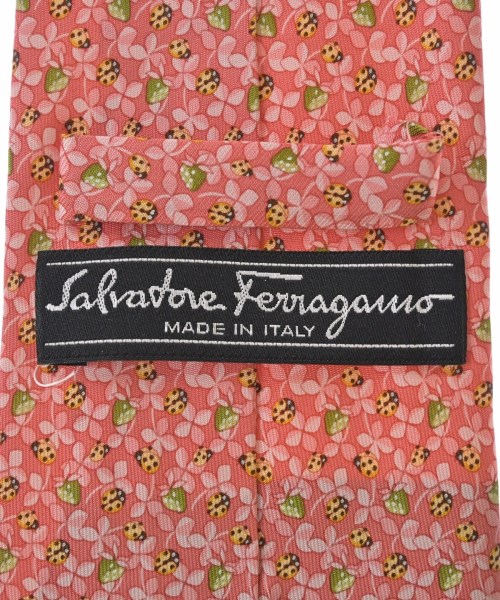 Salvatore Ferragamo（サルバトーレフェラガモ）ネクタイ ピンク サイズ:- メンズ/2200708296097