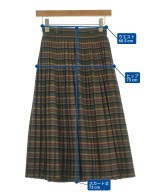 Salvatore Ferragamo（サルバトーレフェラガモ）ロング・マキシ丈スカート 茶 サイズ:M レディース/2200663840014