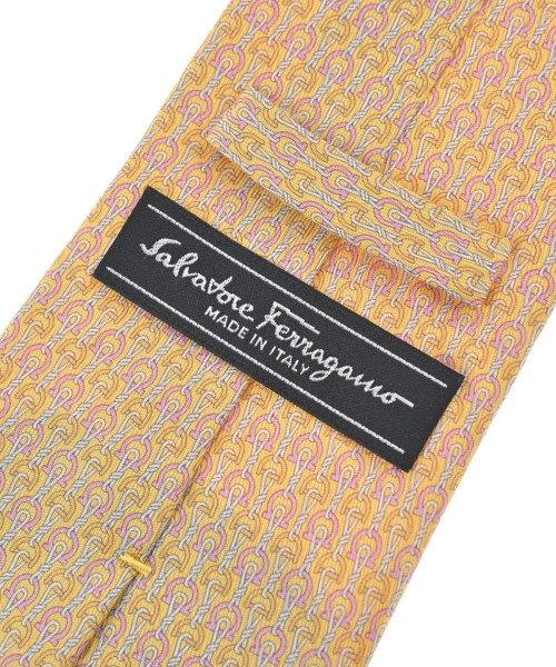 Salvatore Ferragamo（サルバトーレフェラガモ）ネクタイ 黄 サイズ:- メンズ/2200660438245