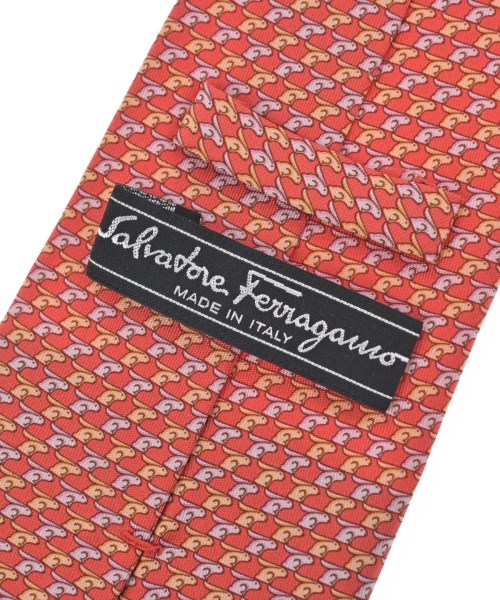 Salvatore Ferragamo（サルバトーレフェラガモ）ネクタイ オレンジ サイズ:- メンズ/2200661679623