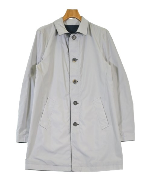 Salvatore Ferragamo（サルバトーレフェラガモ）ステンカラーコート 紺 サイズ:48(L位) メンズ/2200664694081