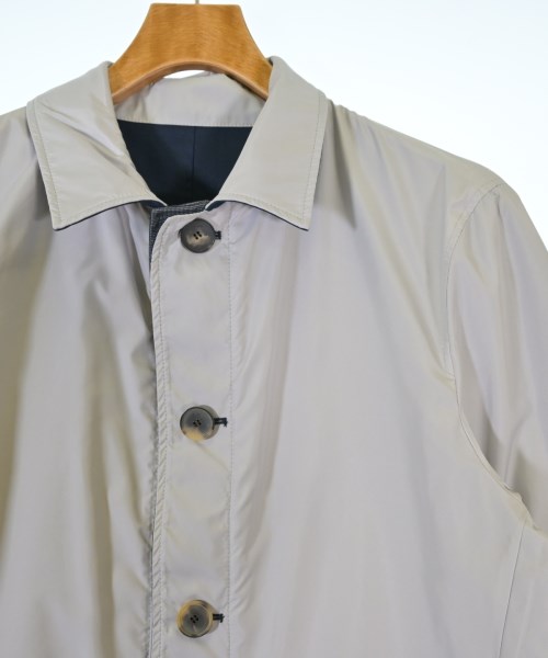 Salvatore Ferragamo（サルバトーレフェラガモ）ステンカラーコート 紺 サイズ:48(L位) メンズ/2200664694081