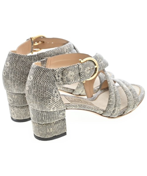 Salvatore Ferragamo（サルバトーレフェラガモ）サンダル グレー サイズ:4(21.5cm位) レディース/2200665015014