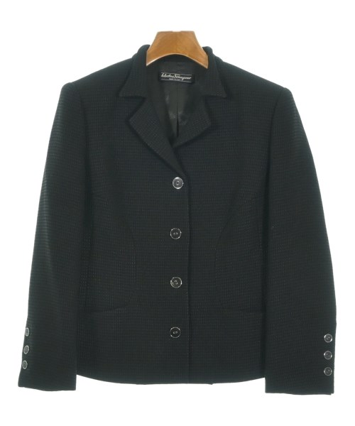 Salvatore Ferragamo(サルバトーレフェラガモ)テーラードジャケット 黒 サイズ:-(L位)/2200661992036