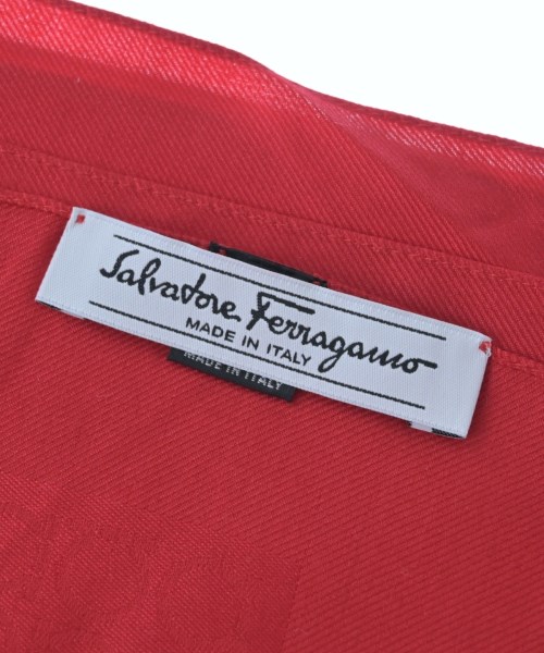 Salvatore Ferragamo（サルバトーレフェラガモ）ストール 赤 サイズ:- レディース/2200663363162