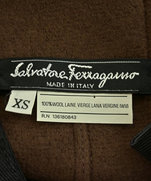 Salvatore Ferragamo（サルバトーレフェラガモ）ジャケット 茶 サイズ:XS レディース/2200665391118