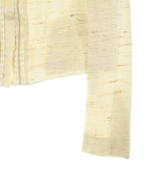 Salvatore Ferragamo（サルバトーレフェラガモ）ノーカラージャケット ベージュ サイズ:40(M位) レディース/2200665391170