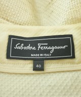 Salvatore Ferragamo（サルバトーレフェラガモ）ノーカラージャケット ベージュ サイズ:40(M位) レディース/2200665391170