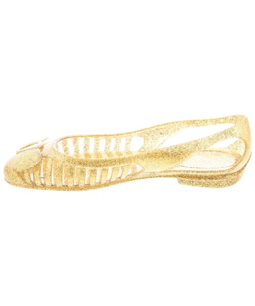 Salvatore Ferragamo（サルバトーレフェラガモ）バレエシューズ/オペラシューズ ゴールド サイズ:7(24.5cm位) レディース/2200670668014