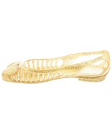 Salvatore Ferragamo（サルバトーレフェラガモ）バレエシューズ/オペラシューズ ゴールド サイズ:7(24.5cm位) レディース/2200670668014