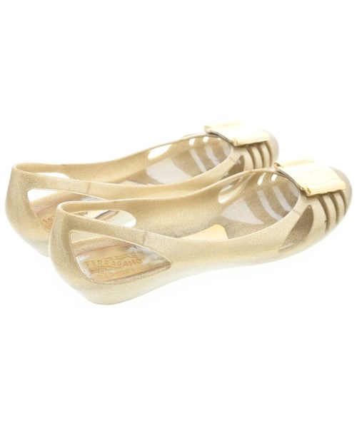 Salvatore Ferragamo（サルバトーレフェラガモ）バレエシューズ/オペラシューズ ゴールド サイズ:9(26cm位) レディース/2200671492250