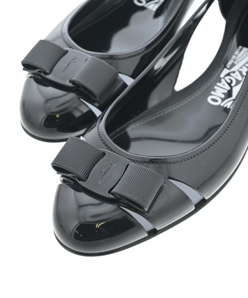 Salvatore Ferragamo（サルバトーレフェラガモ）バレエシューズ/オペラシューズ 黒 サイズ:9(26cm位) レディース/2200671492274