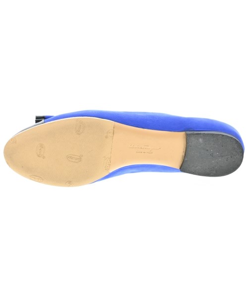 Salvatore Ferragamo（サルバトーレフェラガモ）バレエシューズ/オペラシューズ 青 サイズ:9(26cm位) レディース/2200671492328