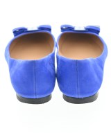 Salvatore Ferragamo（サルバトーレフェラガモ）バレエシューズ/オペラシューズ 青 サイズ:9(26cm位) レディース/2200671492328