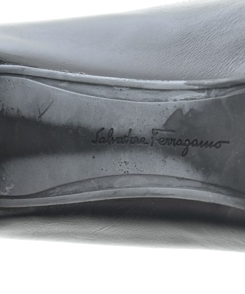 Salvatore Ferragamo（サルバトーレフェラガモ）バレエシューズ/オペラシューズ 黒 サイズ:9(26cm位) レディース/2200671492366
